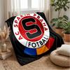 Sparta Prague Theme Blanket Soft Flannel Fleece Blanket Warm Lightweight Throw Blanket for Home Sofa Bed