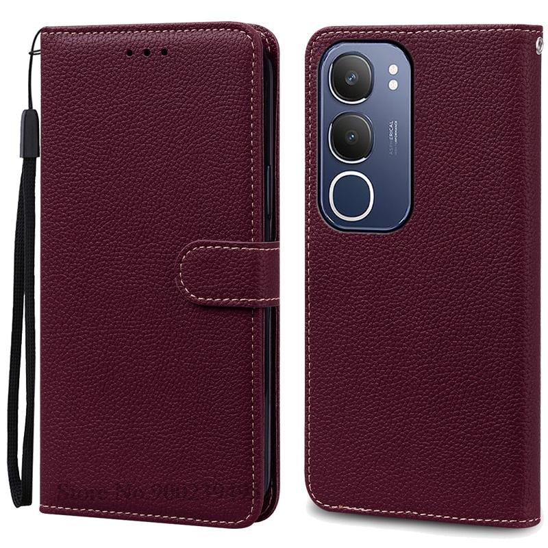 Pentru Husă Vivo Y19S Portofel Carte Husă din Piele Pentru Husă Telefon Vivo Y19S Husă Tip Flip Protecție Spate Coque Fundas Carcasă