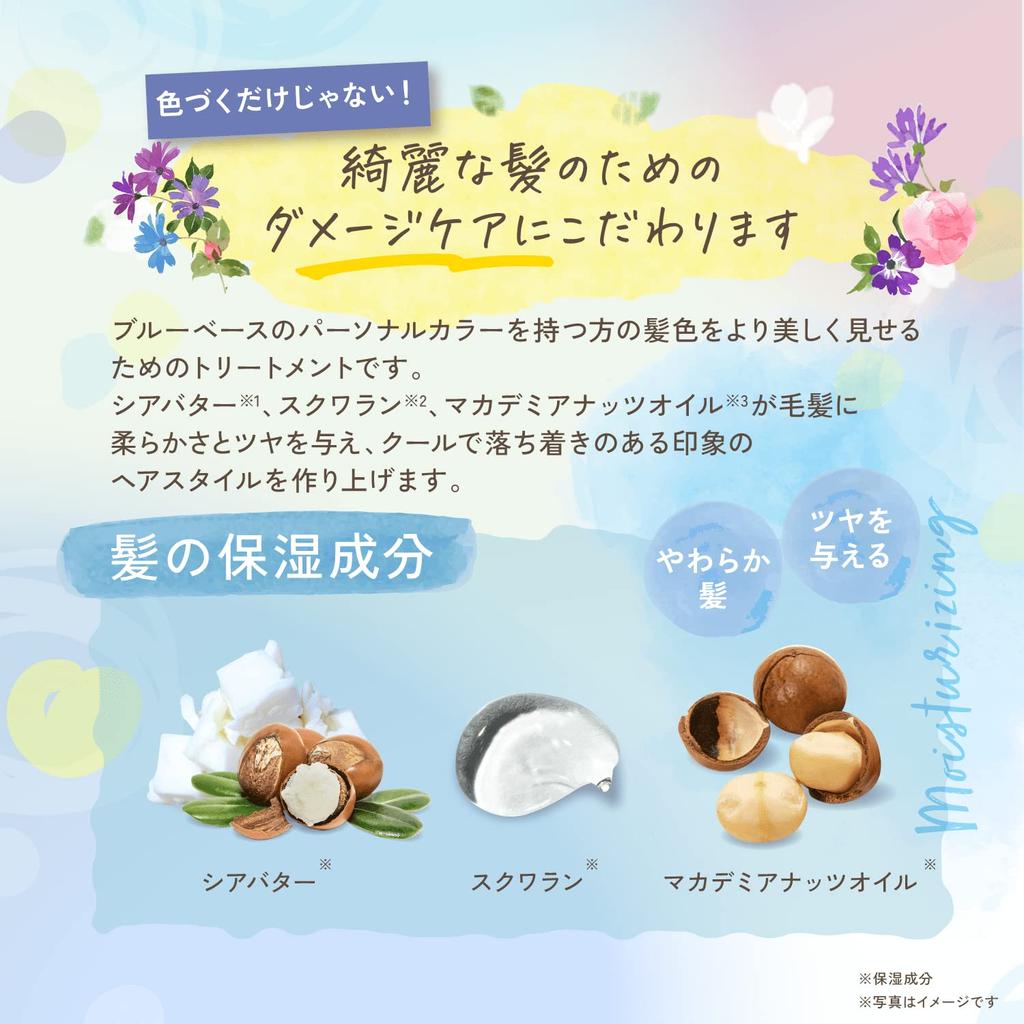 Kyogoku Personal Color Treatment for Cool Skin, Blue Base, 180ml, Rinse-off Treatment, First in the Industry, Popular Ranking, Hall of Fame,