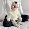 Baby Clothes, Spring And Autumn Children'S Knitted Sweater, Vest, Male And Female Babies, Foreign Versatile Vest, Top Set