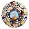 ONE PUNCH MAN Color Stickers, 57 Sheets (not Repeated), Waterproof and Sunscreen.