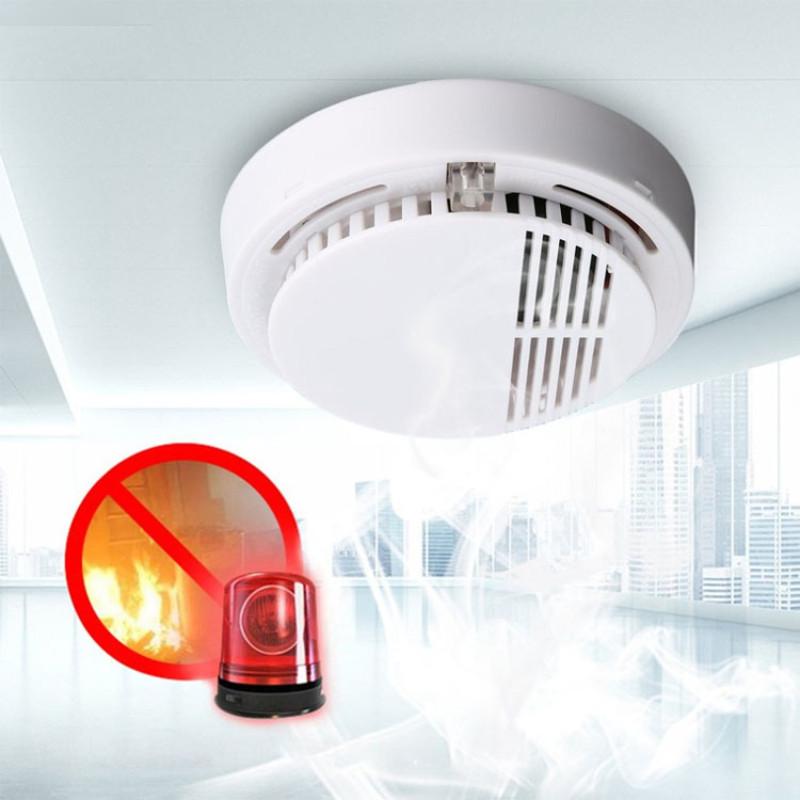 Alarm Wireless Smoke Fire Sensor Quick Response For House Safety Prevention And
