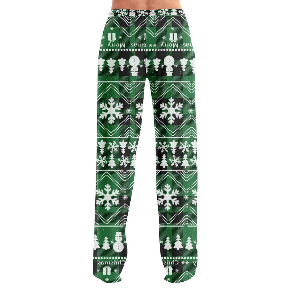 Anime Pajama Pants Sleepwear Casual Drawstring Elastic Waist Pants Comfy Straight Yoga Loose Trousers