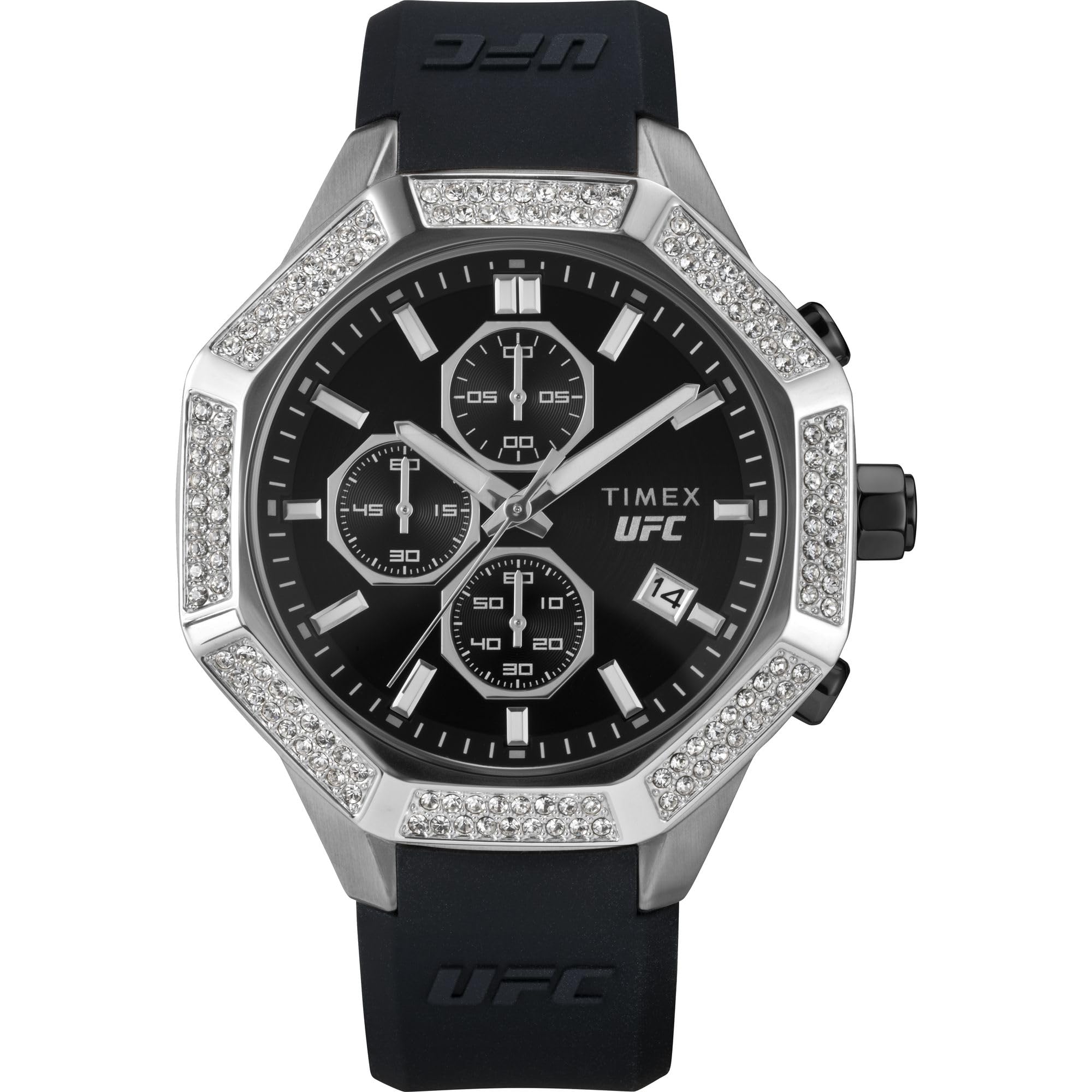 

Часы UFC King Strap Black Dial Stainless Steel Acrylic Quartz Watch Brand TW2V99300 Black [TIMEX] Mens [Товар]
