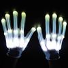Finger Led Electro Flashing Gloves Light Up Christmas Dance Rave Party Fun