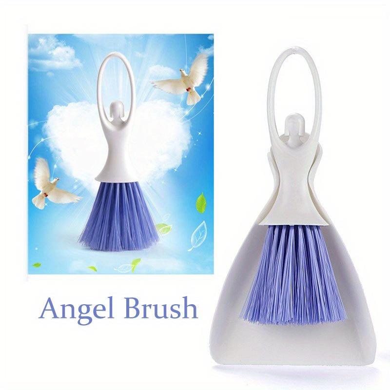 

Кисть для ангела с подметальной щеткой для автокресла, щеткой для щелей, щеткой для чистки углов, щеткой для воздуховыпускного отверстия приборной панели автомобиля