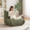 Chenille Caterpillar Sponge-Padded Sofa, Floor-Level Lounge Chair, Fireplace Lounge Chair, for Living Rooms, Bedrooms, Game Rooms, and Office