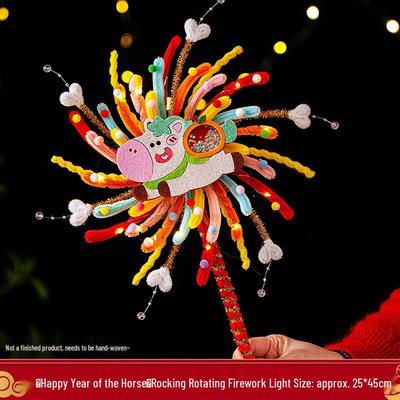 Lanterna de Fogo de Artifício Brilhante DIY para Crianças