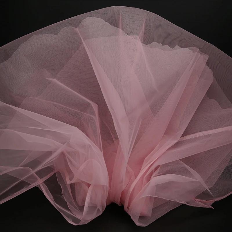100x160cm Hard Tulle Mesh Fabric for DIY Wedding Dress Skirt Yarn Cloth Decoration Fabric by Per Meter Polyester Stiff Mesh