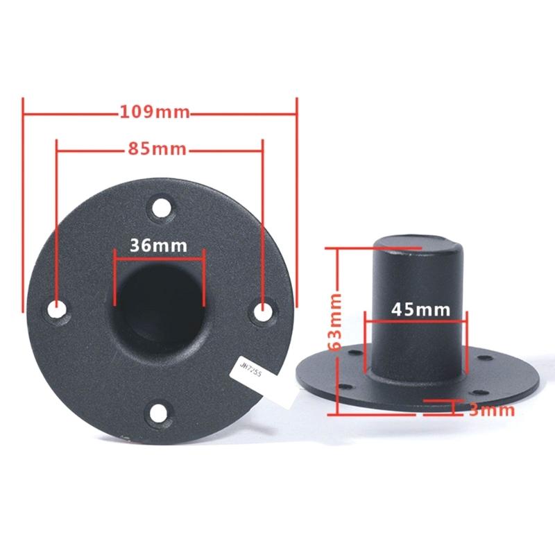 Heavy Duty Metal Speaker Stand Base Iron Lower Sound Seats for Professional Stage Use Easy Installation