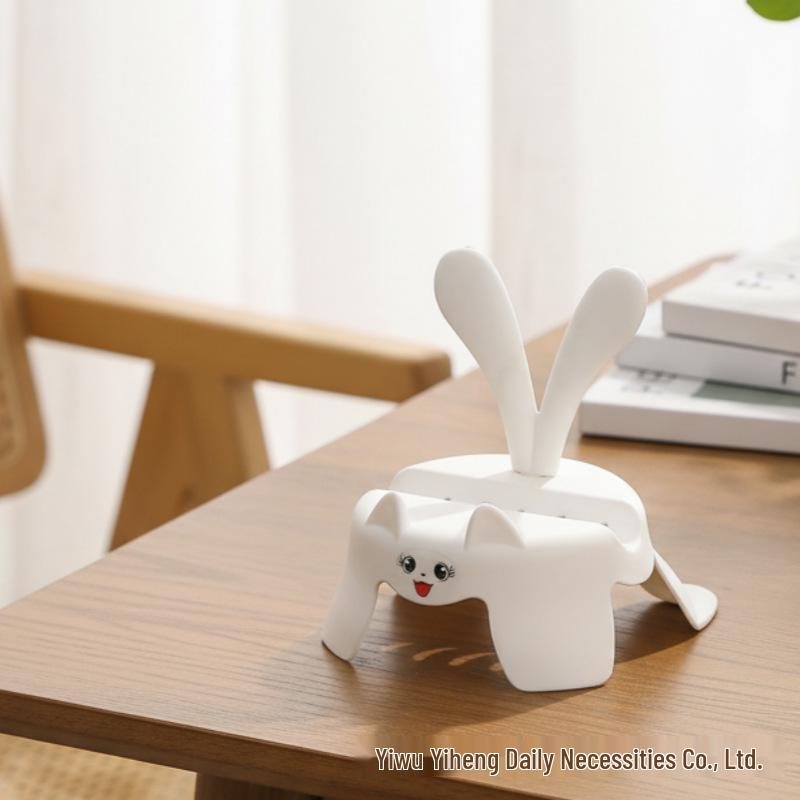 Adorable Kitten Desktop Phone Holder - Perfect for Binge-Watching