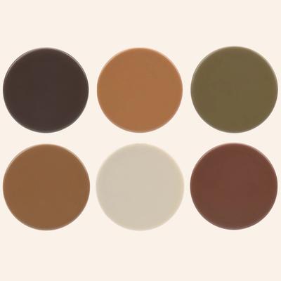 10Pcs Thickened High-Footed Flat Resin Paint Button Coat Trench Coat Blazer Round Versatile Buttons