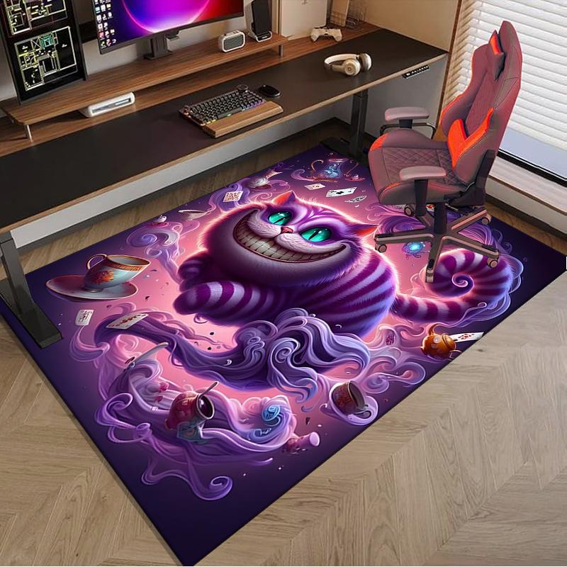 1PC WonderlCat Fantasy Rug Game Carpet, Floor Mat for Bedroom Living Room Entryway Rug, Home Decor Idea Gift for Christmas birthday