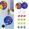 Large Double-sided Target For Cross-border Children's Dartboard Set Indoor Parent-child Game Toy With Sticky Balls