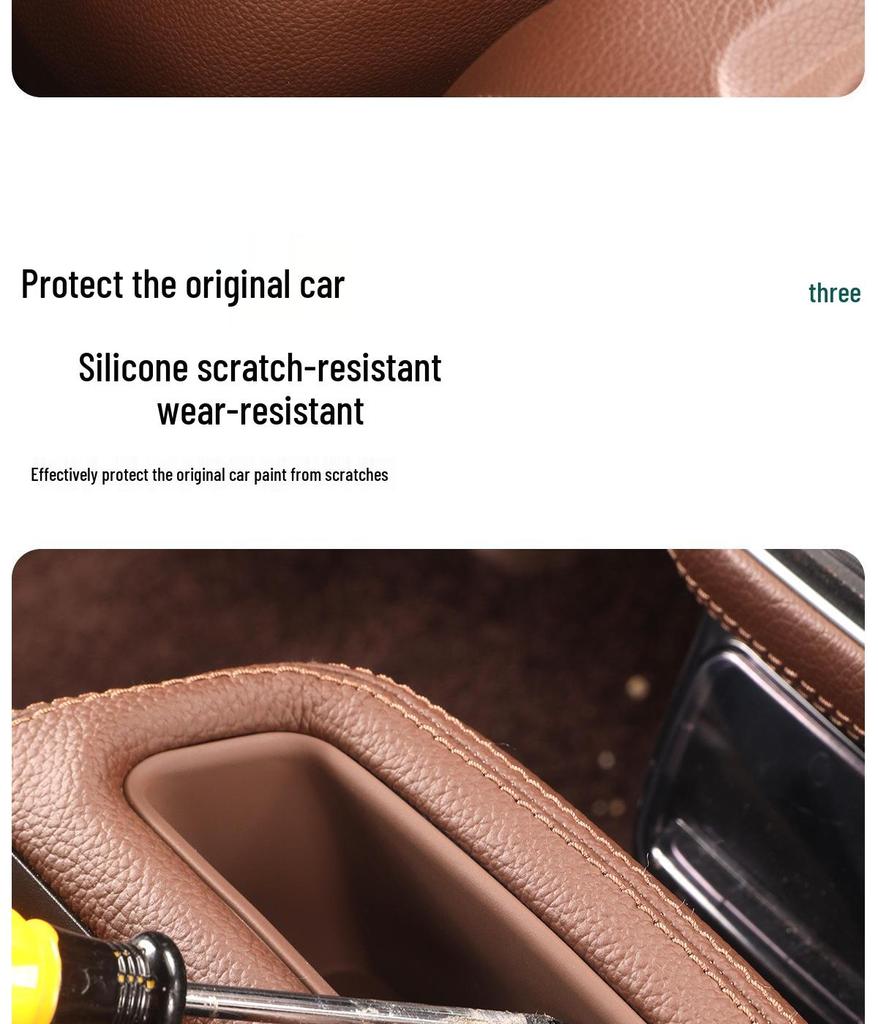Mercedes-Benz GLE/GLS Rear Armrest Storage Silicone Box, Interior Accessory for GLE350/450 GLS450