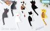 Fumemo Magnetic Hooks Cat Tail Design Cute and Stylish Animal Hooks for Key Hanging Set of 7 Cat Tail Hooks - - Refrigerators, Walls, Storage,
