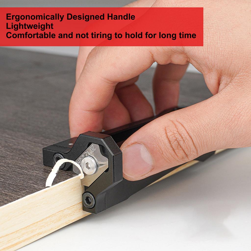 Woodworking  Trimmer Woodworking  Trimmer Aluminum Alloy Manual Wood  Planer Arc Woodworking Scraper with 3 Blades