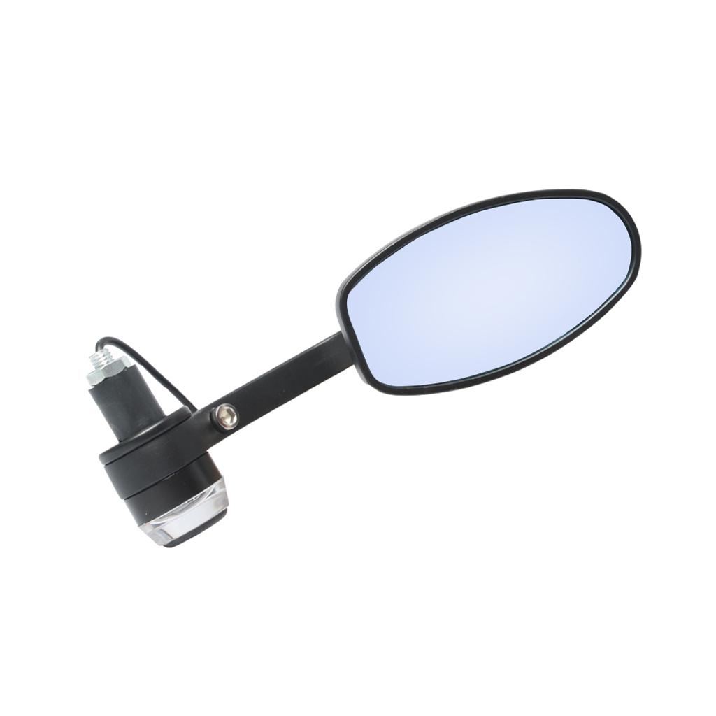 1 Pair Motorcycle Rearview Mirror Scooter Motocross Rearview Mirrors Electrombile Back Side Convex Mirror Universal 22mm