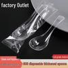 Individually Wrapped Disposable Plastic Spoons