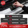 Car Hot XR Car Door Plate Carbon Fiber Threshold Protector Sticker Decals For Honda Civic Fit Jazz Accord Pilot Passport Stepw