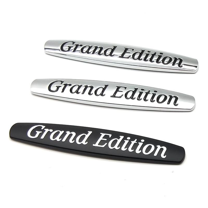 10x1.7CM Auto Seiten Metall Aufkleber Heck für Mercedes Benz Avantgarde Grand Edition Emblem W211 W212 W213 W205 GLA GLK GL GLC GLE