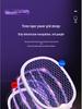 Electric Mosquito Swatter: Folding, Handheld, Rechargeable with Automatic Luring and Killing Lamp