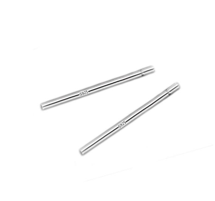 

Гипоаллергенные серьги-пусеты из серебра 925 пробы для женщин - Простой, незаметный дизайн для студентов Ear needle (single)