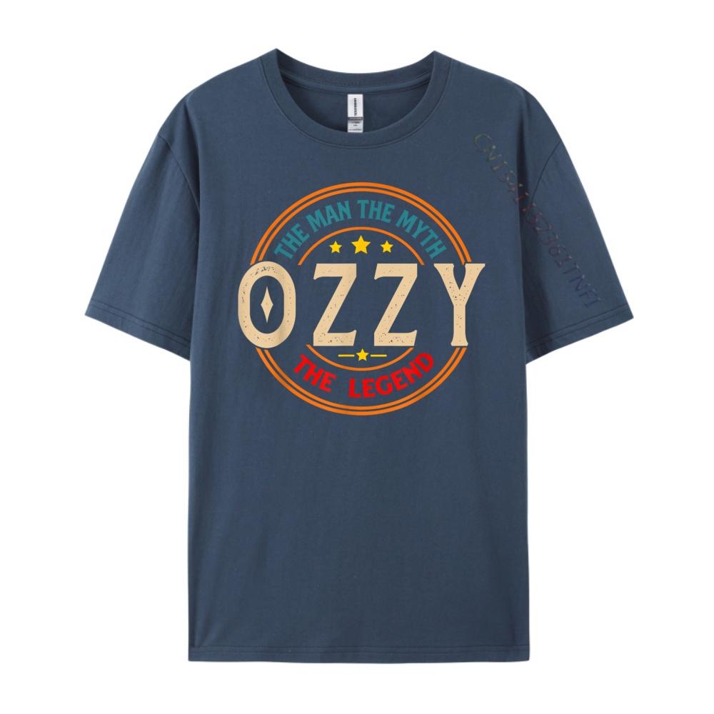 Ozzy Der Mann Der Mythos Die Legende Personalisierte Grafik T-Shirts Herren Übergroß Bedrucktes T-Shirt T-Shirt Normal