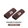 Suede Car Roof Door Pull Handle Protective Cover Soft and Comfortable For Volkswagen VW Scirocco Jetta Beetle Golf Passat