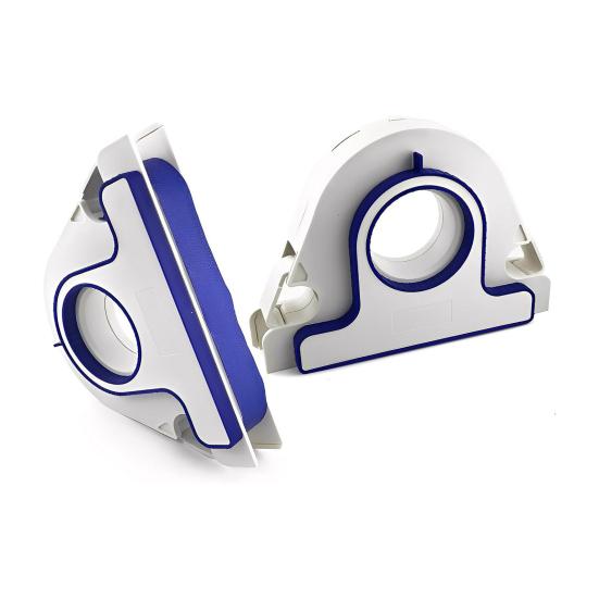 Abroller für Kreppband mit Barriere-Schildern Eckbefestigungen Sockelleisten Fensterrahmen Bandapplikator