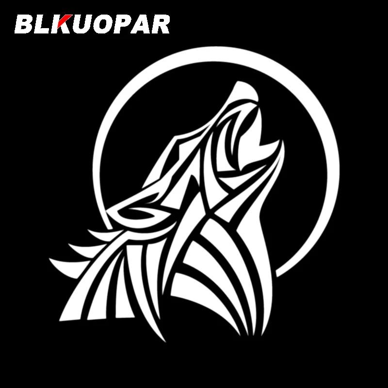 BLKUOPAR Kurt Başı Araba Stickerı Yaratıcı Komik Su Geçirmez Engelleme Çizik Çıkartma Vinil Kesim Ön Cam Araba Kapı Koruyucu