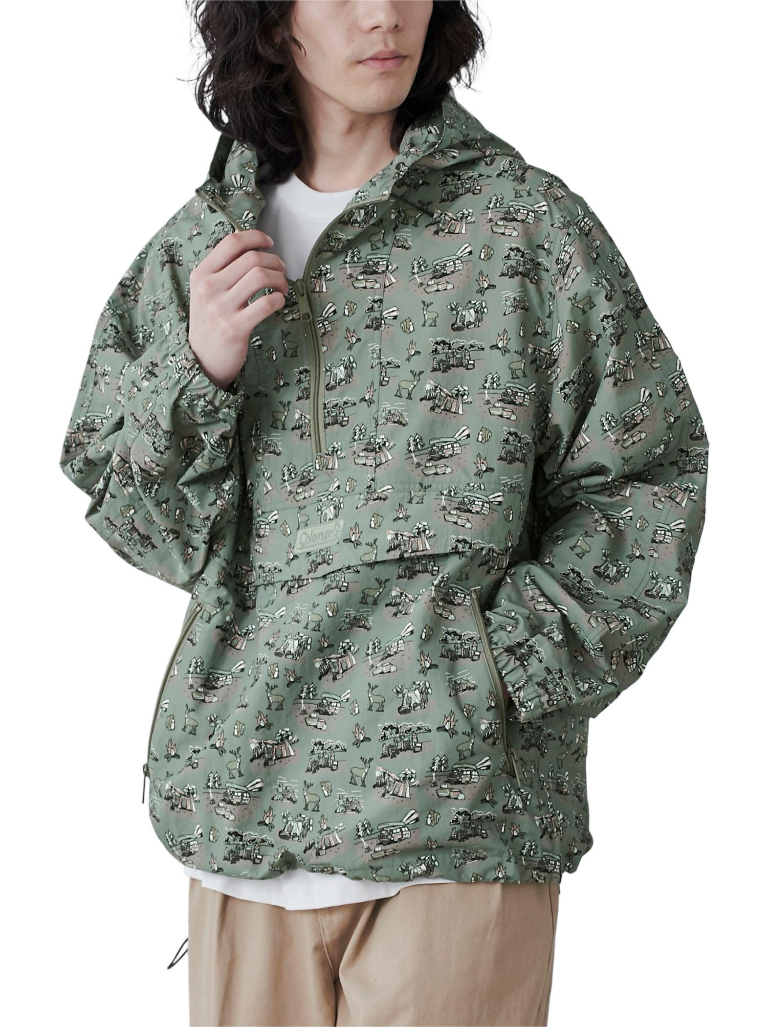 

Нейлоновая парка-анорак Coleman с индивидуальным графическим принтом (Может сочетаться с другими предметами) 75606430173 9270 Прочее 2 (92) L