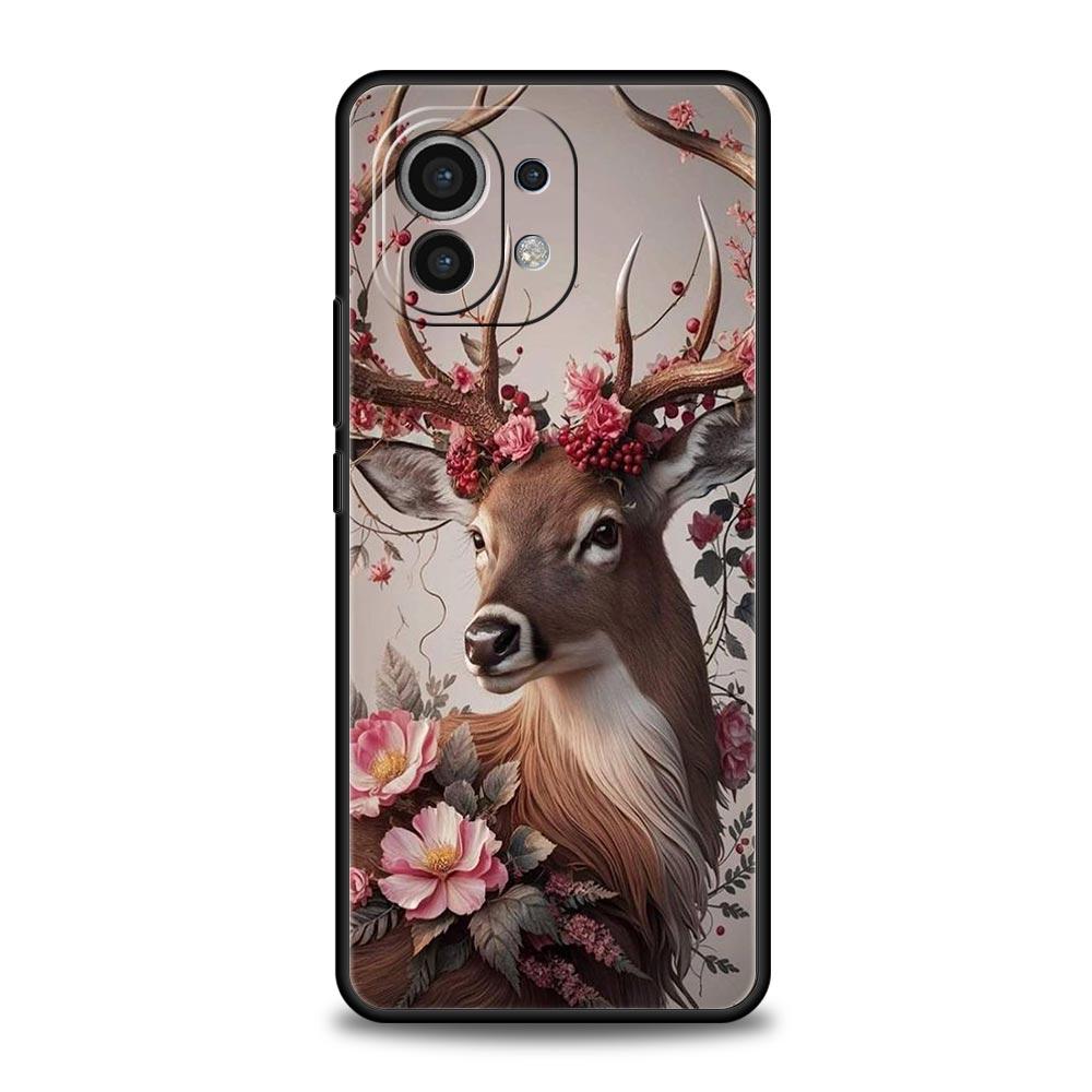 Deer Lichee Pattern Phone Case Cover for Xiaomi Mi 17 15 14 13 12 11 Ultra 15T 14T 13T 12T 11T Pro Lite 5G Soft TPU Shell Capas