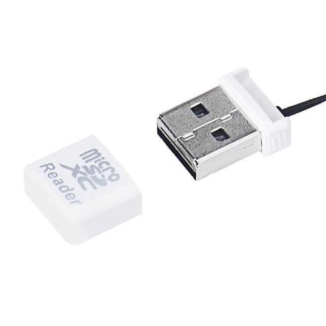 

Ramidos MINI Super Speed ​​USB 2.0 Micro SD/SDXC TF-адаптер для чтения карт WH