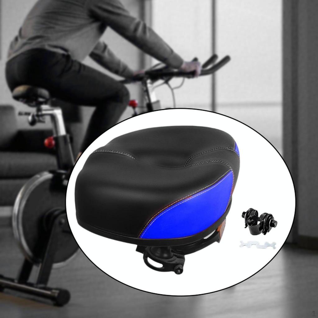 Sedlo bez nosu z PU kůže na cyklistické sedlo