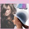 Touca de Destaque de Silicone Premium Para Coloração de Cabelo Uso de Salão Disponível em Azul Roxo e Branco