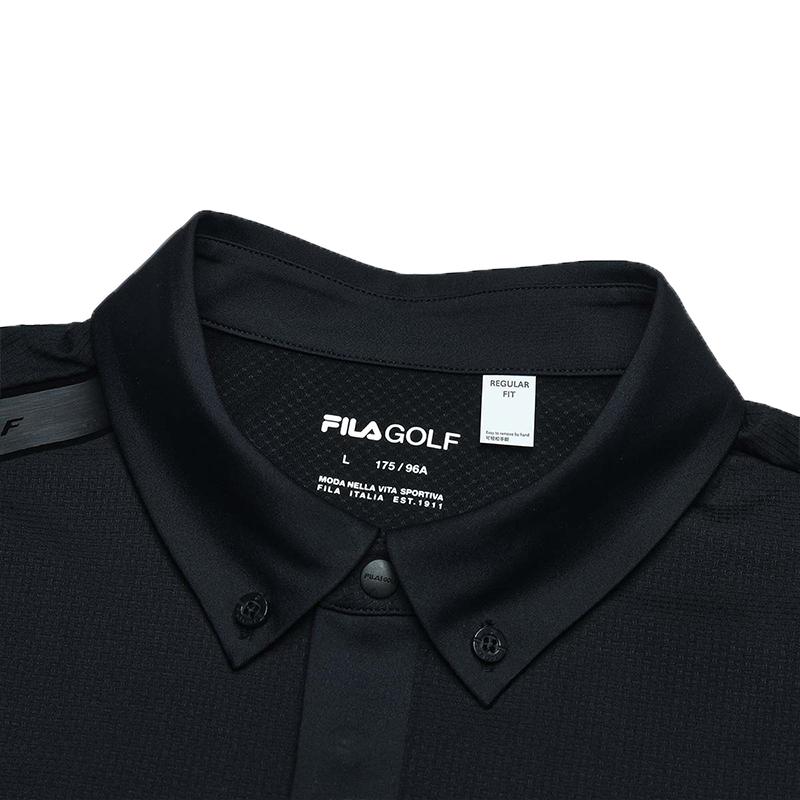 New FILA Polo Shirts Men's Black A11M425145FBK