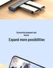 Type-C Multi-Function Expansion Dock: USB 3.0 Hub for Mouse, Keyboard, U Disk, and OTG Conversion.