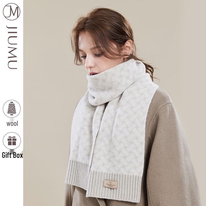 JIUMU Women's Autumn/Winter Wool Scarf WY131