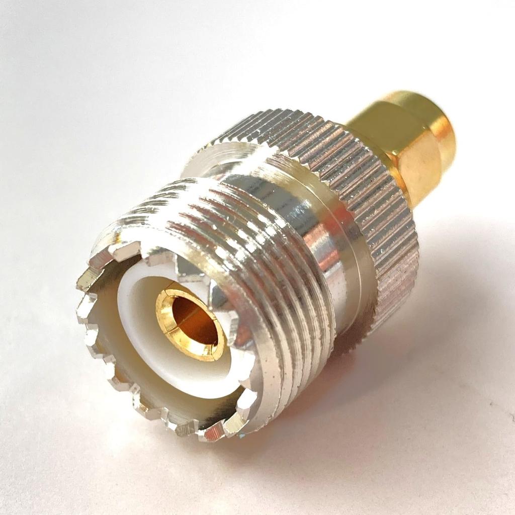 M-Type Female to SMA Male Adapter (MJ-SMA-P) - Set of 2 for Amateur Radio and Other Wireless Communications