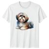 Shih Tzu Dog Lover Portrait Graphic TShirt