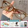 CLLOIO Retro Anti Blue Light Reading Progressive Prescription Glasses Women Simple Myopia Student Computer Protection Eyeglasses