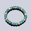 Men's Multi-color String Bead Luxury Hand Bracelet with a Sophisticated and Upscale Feel