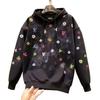 Modna Bluza Męska Tie-Dye - Stylowy Nadruk Piany, Idealna na Jesień/Zimę