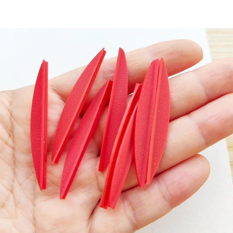 100pcs Arrow vanes 1.8/2 inch TPU vanes hunting shooting Accessories 7 color Suitable for 6.25/7.5 inch arrows