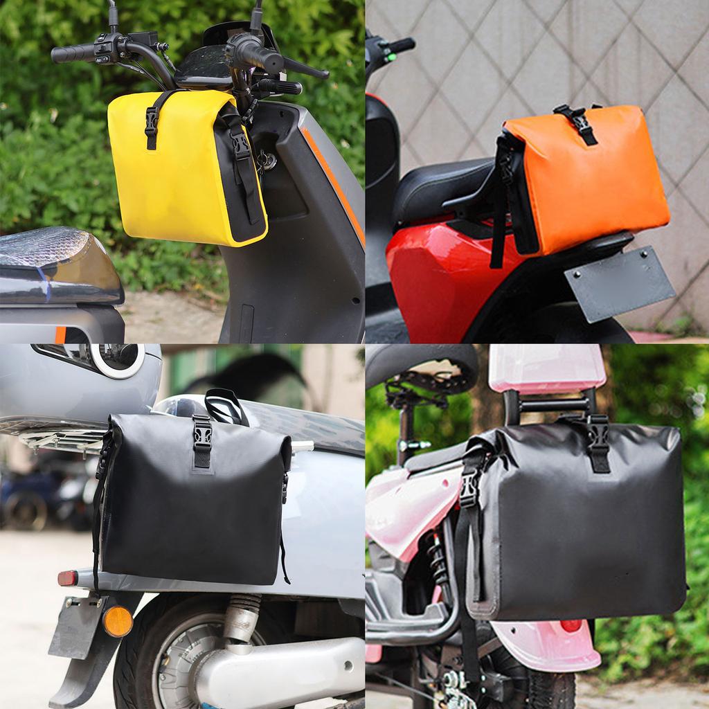 Large Capacity Scooter Handlebar Bag Bike Front Hanging Bag Waterproof Storage Bag Cycling Storage Pouch Bike Accessory