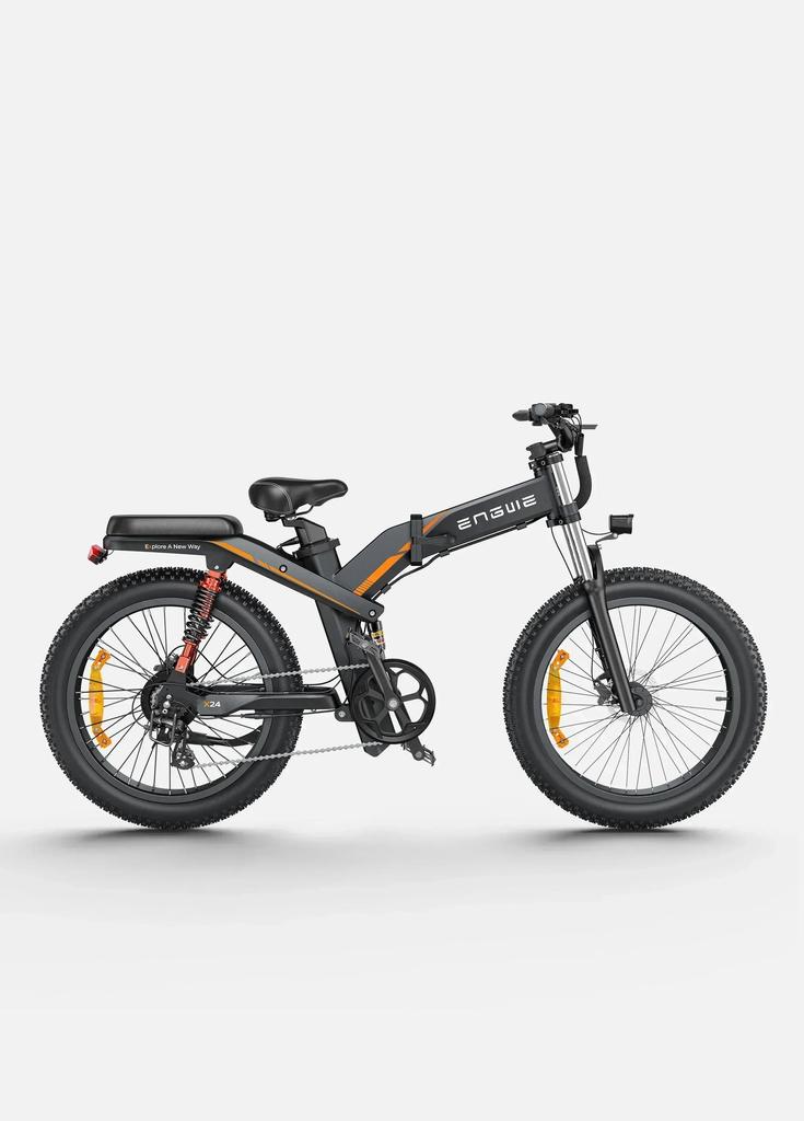 ENGWE X26 1000W Ebike Bezkartáčový motor 48V29.2AH Skladací elektrický bicykel Odpruženie Horský 26*4.0 Tučný plášť Elektrický bicykel