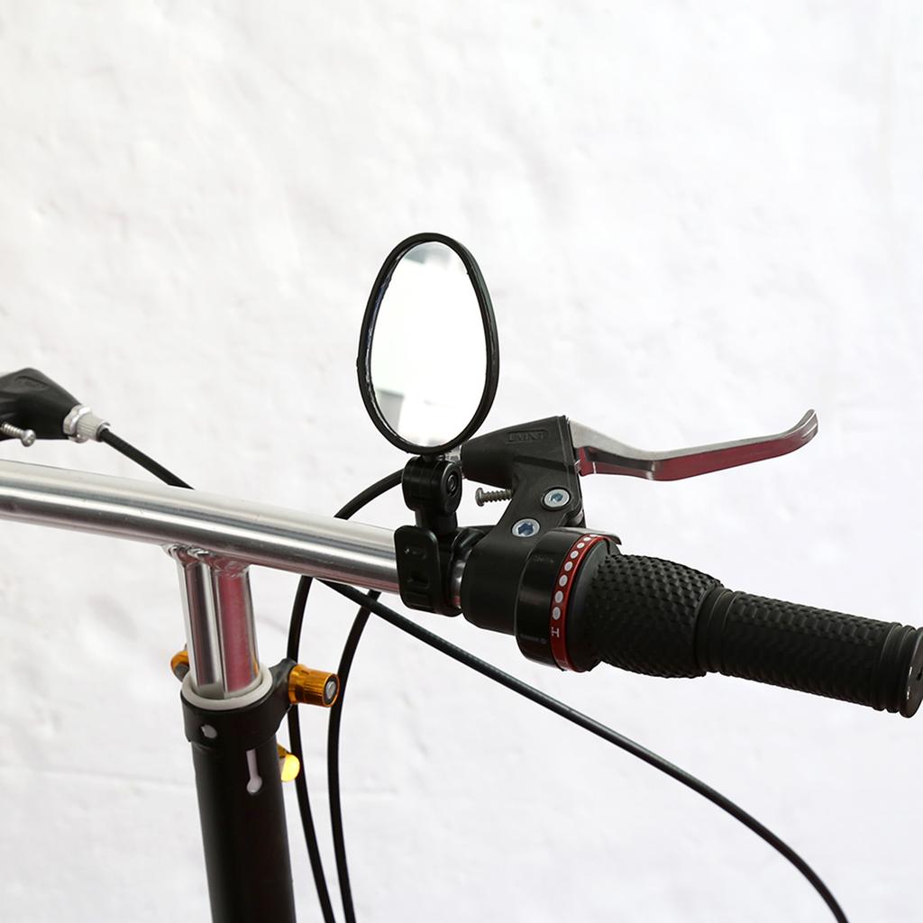 Durable 360 Degree Rotate Adjustable Handlebar Rearview Road Mountain Bicycle Safety Mirror