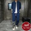 Spring and Autumn Chinese Hanfu Set: Men's Daoist Robe, Zhongshan and Tang Suit Inspired Outerwear