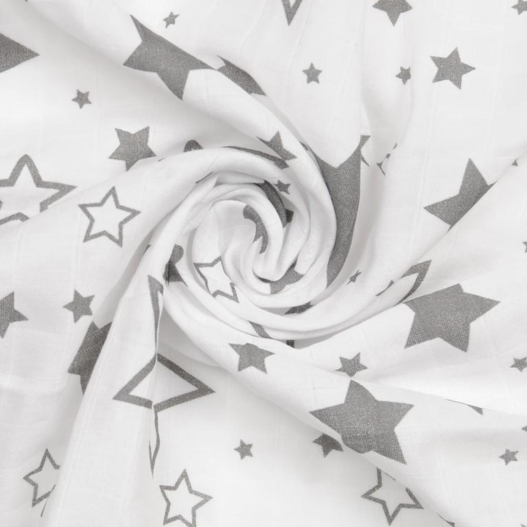 Muslin diaper, printed, 3 pack, size 70x80